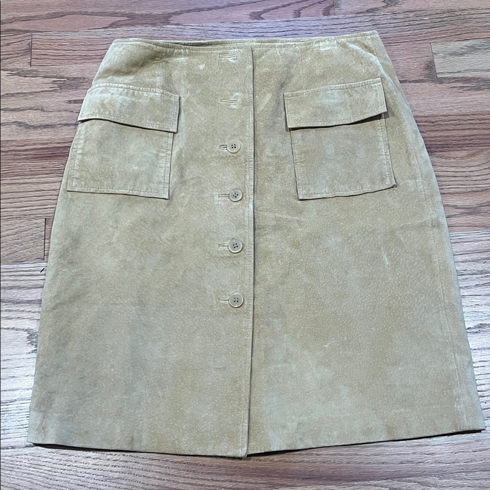 Mossimo Supply Co. Tan Suede Skirt
